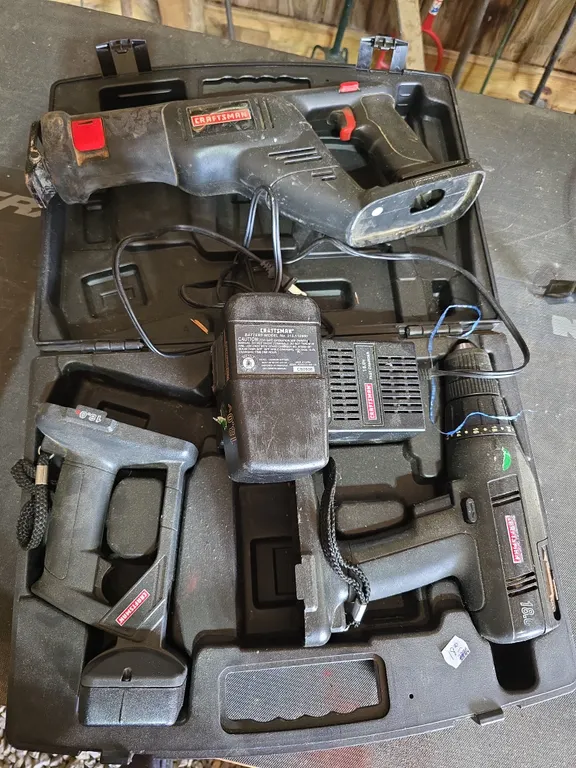 Cordless Power Tools with Cases