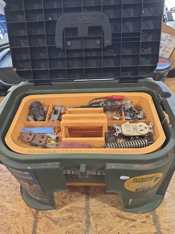 Toolbox with Assorted Hand Tools