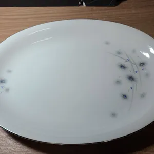 Harmony House 3502 Starflower Fine China Oval Platter