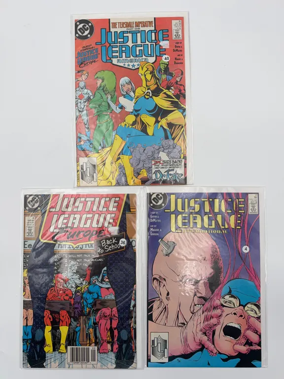 Justice League 3 Pack Comics