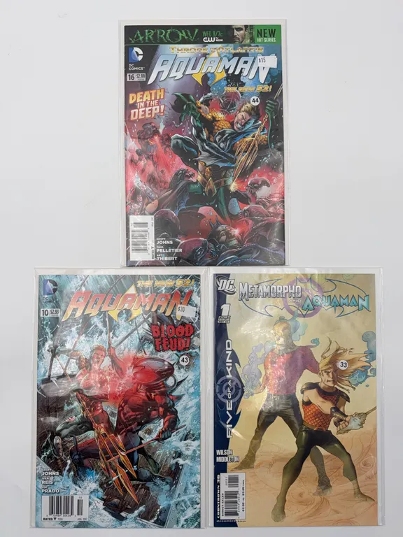 Aquaman 3 Pack Comics