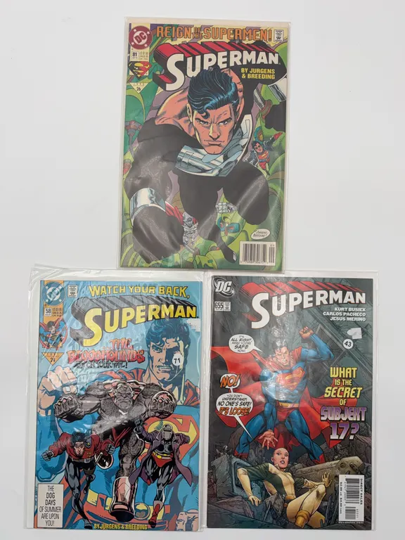 Superman 3 Pack Comics