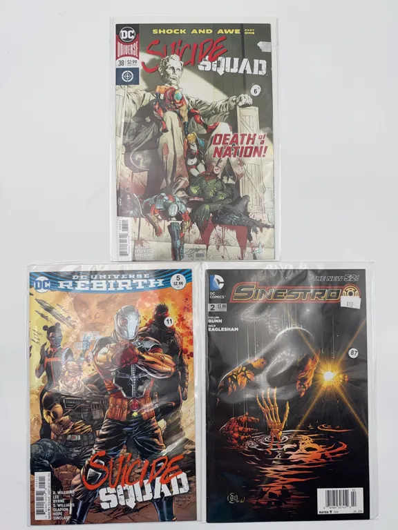 Suicide Squad 3 Pack Comics