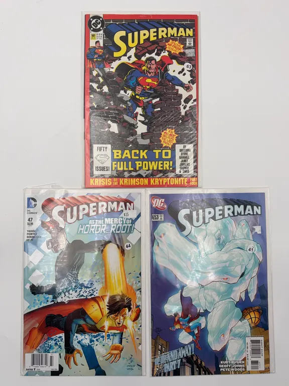 Superman 3 Pack Comics