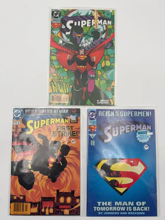 Superman 3 Pack Comics