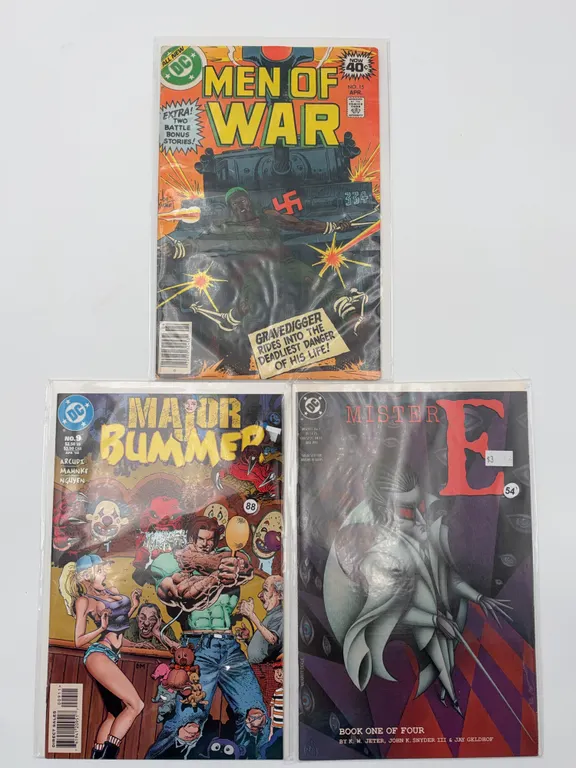 Men, Major, & Mister 3 Pack Comics