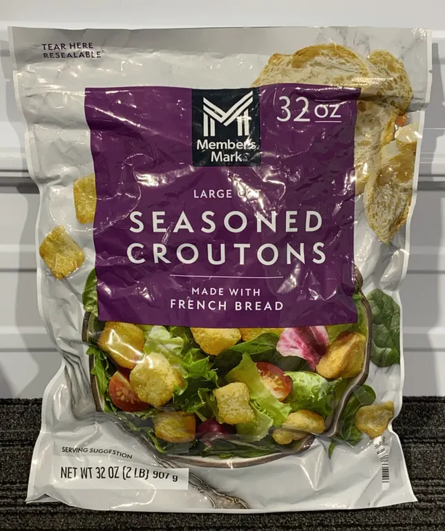 *NEW* Member's Mark Large Cut Seasoned Croutons, 32 Oz - Best By: 5/2027