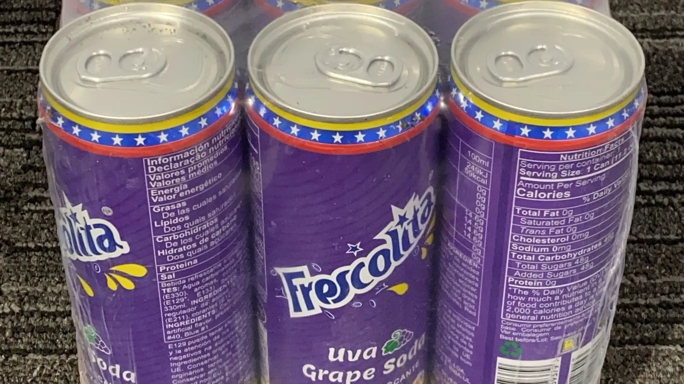 *NEW* Frescolita Grape Soda, 6 Pack - Best By: 4/2027
