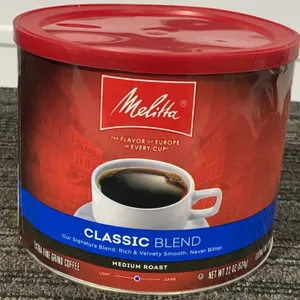 *NEW* Melitta Classic Blend Ground, Medium Roast Coffee, 22 Oz - Best By: 9/2027