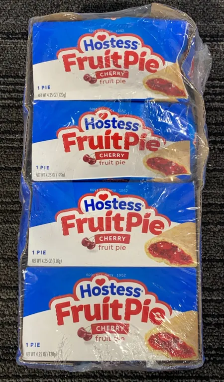 *NEW* Hostess Cherry Fruit Pies, Qty 8 - Best By: Not Visible