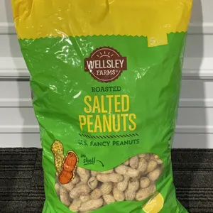 *NEW* Wellsley Farms Salted & Roasted In-Shell Peanuts, 5 Lb - Best By: 12/2026