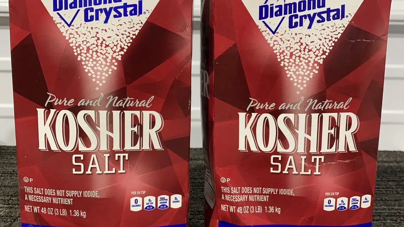 *NEW* 2 Pack, Diamond Crystal Pure & Natural Kosher Salt - Best By 3 Years After Opening