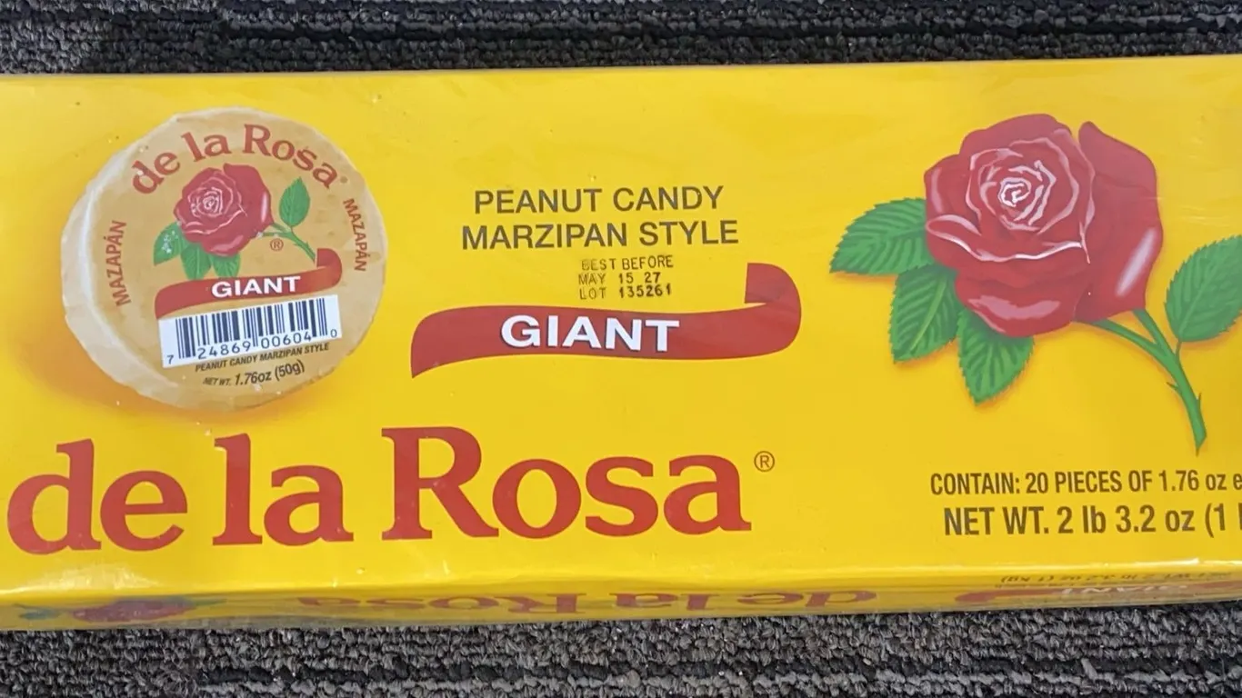 *NEW* De La Rosa Mazapan Style Mexican Peanut Candy, Qty 20 - Best By: 5/2027