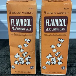 *NEW* 2 Pack, Gold Medal Flavacol Seasoning Salt 35 oz. - Best By: 6/2028
