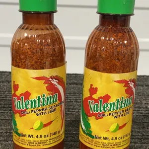 *NEW* 2 Pack, Valentina Chili Pepper Seasoning With Lime, 4.9 Oz Each - Best By: 10/2029