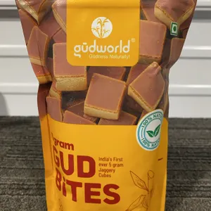 *NEW* Gudworld 5 gram Gud Bites Jaggery Cubes - Best By: 11/2027