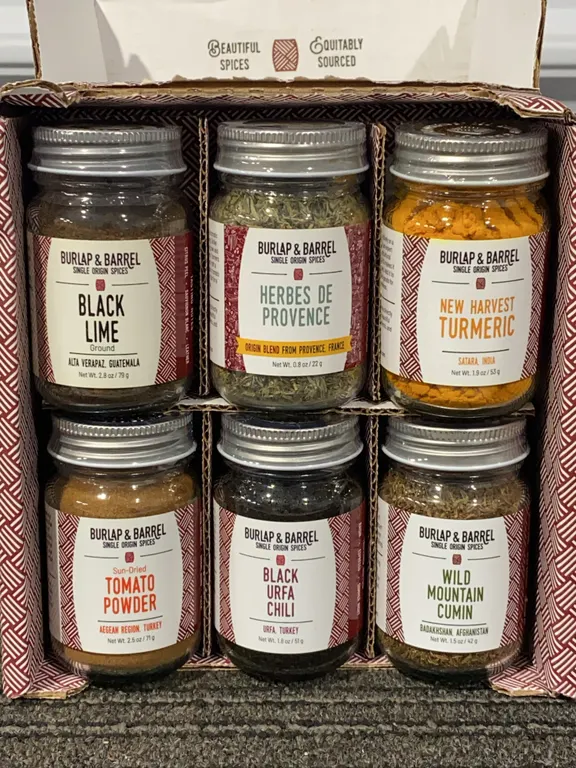 *NEW* Burlap & Barrel Single Origin Spices, Chef's Choice Collection - Best By: Not Visible