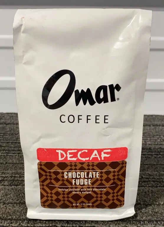 *NEW* Omar Coffee Chocolate Decaf Coffee, 12 Oz - Best By: Not Visible