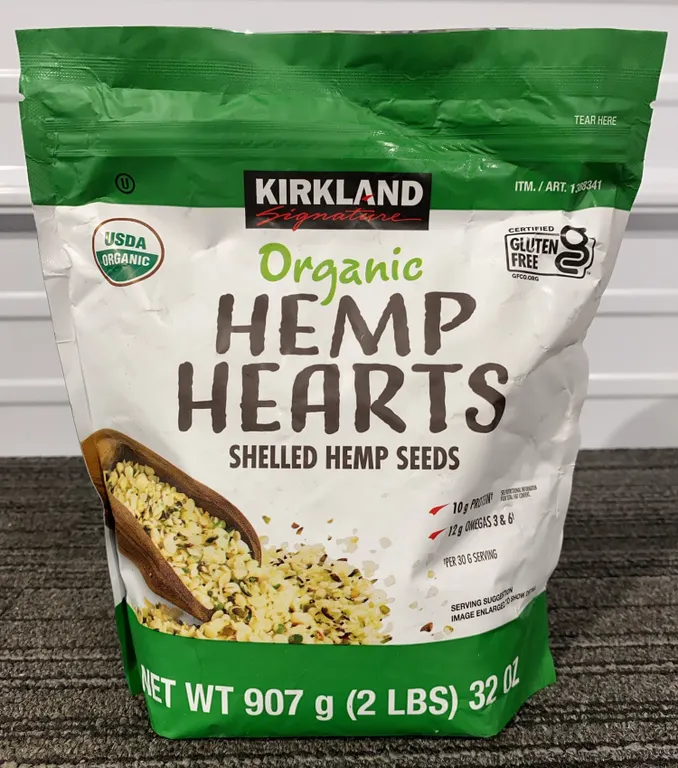 *NEW* Kirkland Signature Organic Hemp Hearts, 2 Lb - Best By: 4/2028