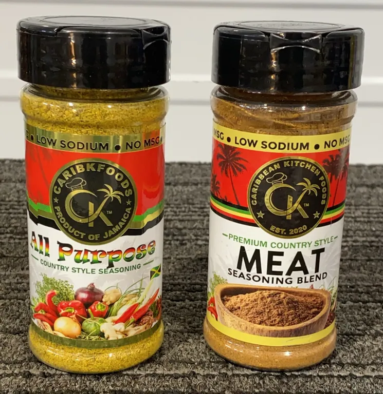 *NEW* Caribbean Kitchen Foods Seasonings, 5 Oz Each - Best By: Not Visible