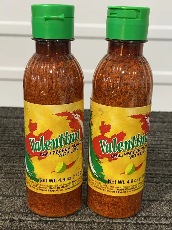 *NEW* 2 Pack, Valentina Chili Pepper Seasoning With Lime, 4.9 Oz Each - Best By: 10/2029