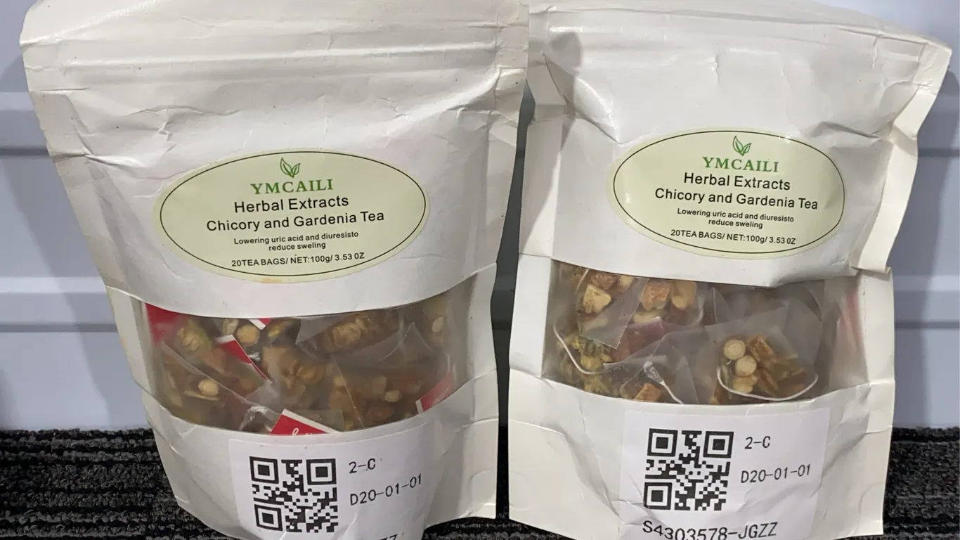 *NEW* 2 Pack, YMCAILI Herbal Extracts Chicory and Gardenia Tea - Best By: 1/2027