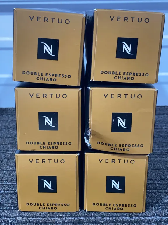 *NEW* Nespresso Vertuo Double Espresso Chiaro, 6 Packs of 10 - Best By: 11/2026