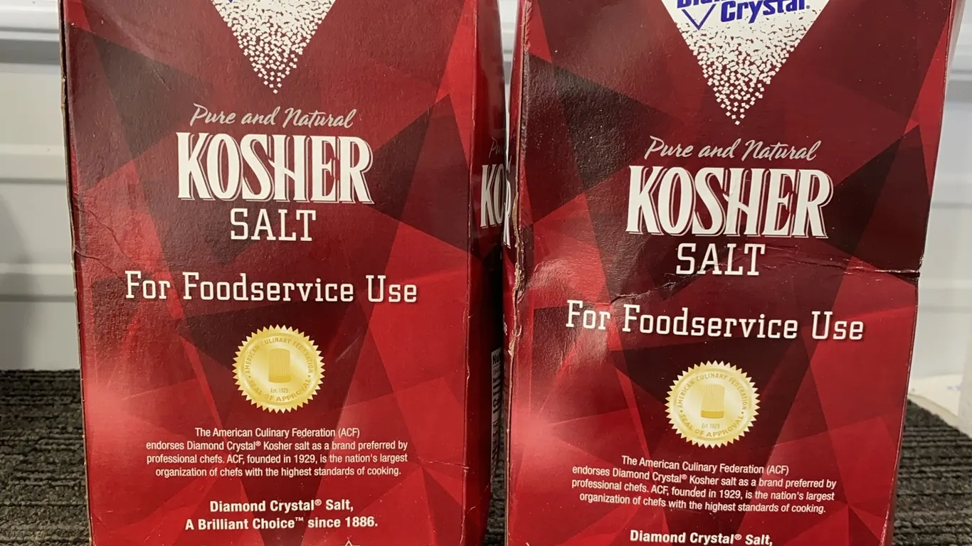 *NEW* 2 Pack, Diamond Crystal Pure & Natural Kosher Salt - Best By 3 Years After Opening