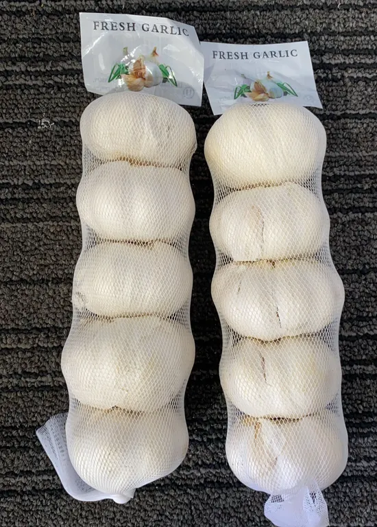 *NEW* Fresh White Garlic 5 Pack, 2 Bags/10 oz - Best By: Not Visible