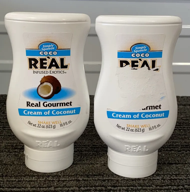*NEW* 2 Pack, Coco Real Cream of Coconut, 16.9 OZ Each - Best By: 3/2028