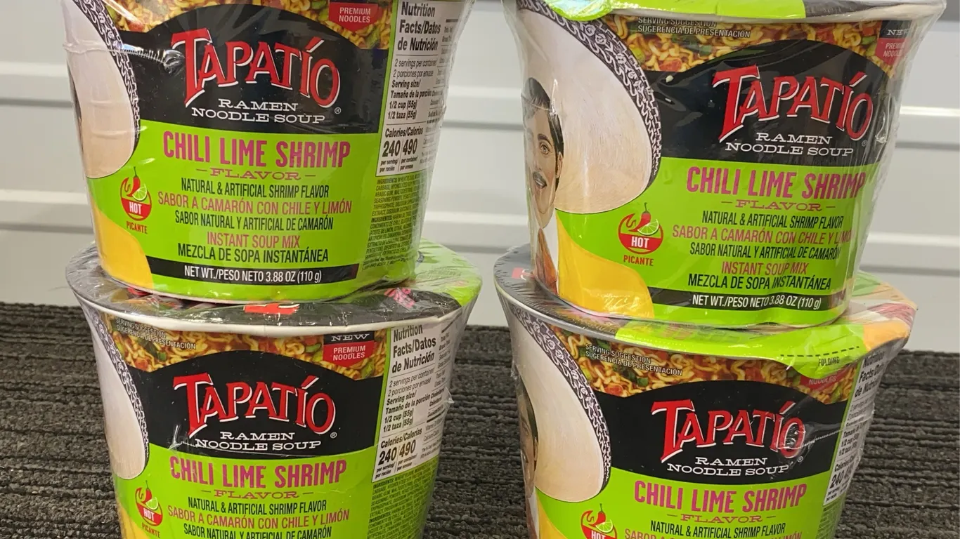 *NEW* Tapatío Chili Lime Shrimp Ramen Noodle Soup, 4 Ct / 3.88 Oz - Best By: 6/2027