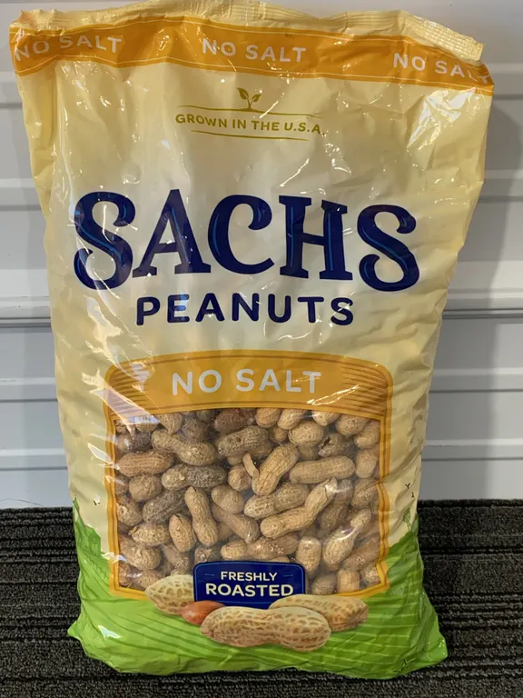 *NEW* Sachs Unsalted In-Shell Peanuts, 5 Lb - Best By: 12/2026