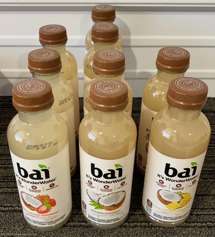 *NEW* Bai Antioxidant Infused Water Variety, Qty 9 - Best By: 12/2026