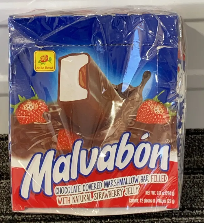 *NEW* De La Rosa Malvabón Chocolate-Covered Marshmallow, 12 Ct Each - Best By: 1/2027