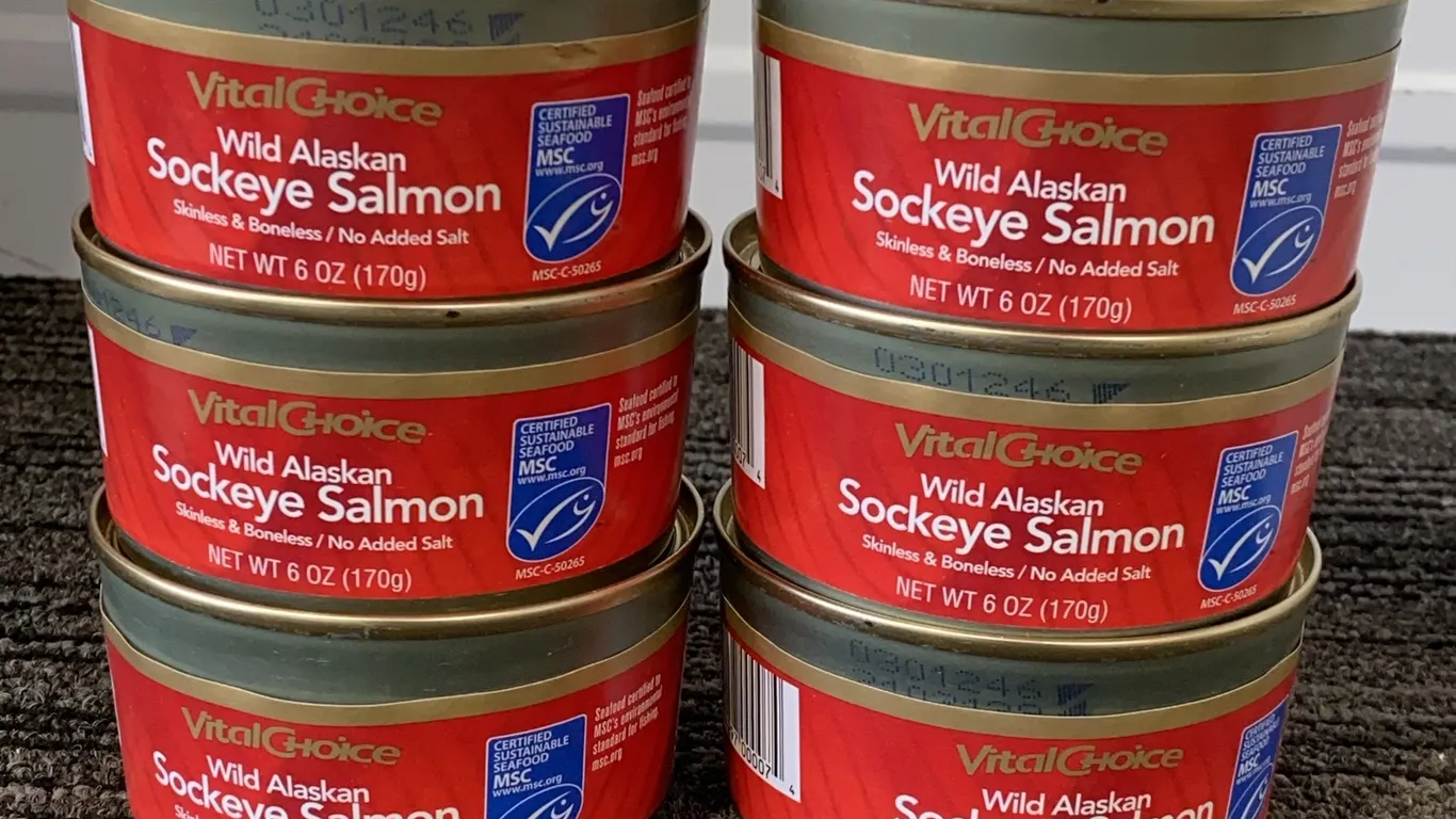 *NEW* Vital Choice Wild Alaskan Sockeye Salmon, Qty 6 - Best By: 6/2029