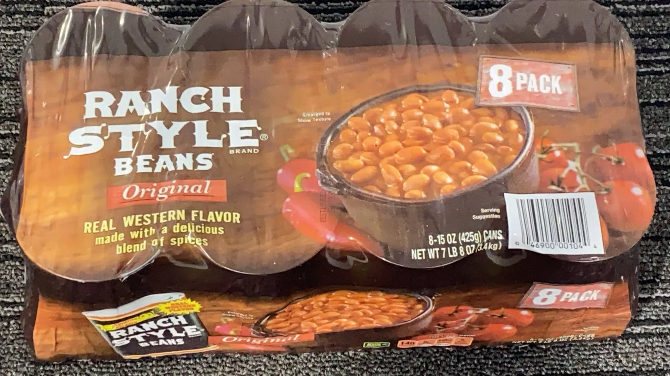 *NEW* Ranch Style Brand Beans Original, 8 Pack - Best By: 3/2028