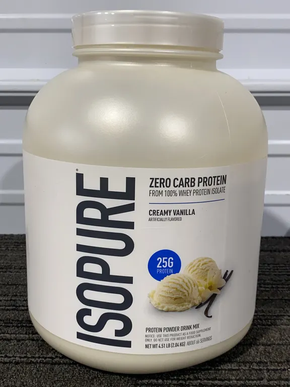 *NEW* Isopure Zero Carb Protein Powder Creamy Vanilla, 4.5 Lb - Best By: 3/2028