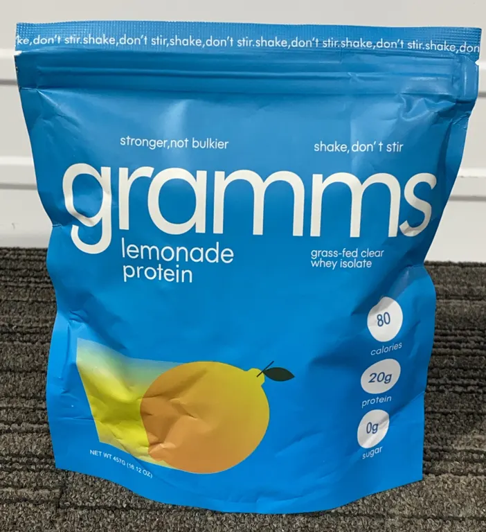 *NEW* Gramms Lemonade Protein, 16.12 Oz - Best By: 1/2028