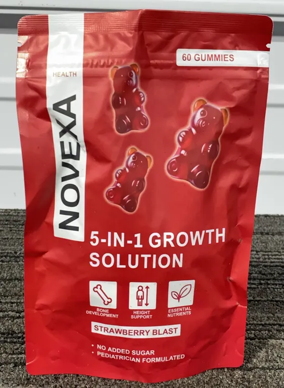 *NEW* Novexa Health 5-in-1 Growth Solution Gummies, 60 Ct - Best By: 4/2028