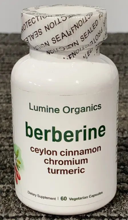 *NEW* Lumine Organics berberine, 60 Capsules - Best By: 6/2028