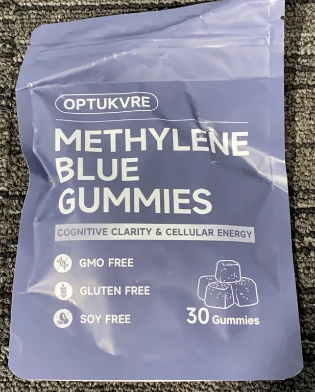 *NEW* Optukvre Methylene Blue Gummies, 30 Ct - Best By: 5/2028