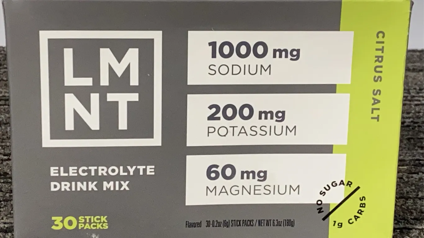 *NEW* LMNT Citrus Zero-Sugar Electrolytes Drinks, 30 Sticks - Best By: 11/2027