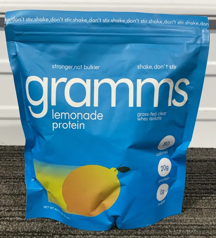 *NEW* Gramms Lemonade Protein, 16.12 Oz - Best By: 1/2028