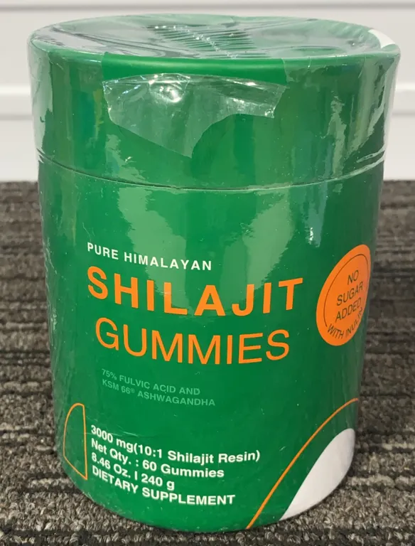 *NEW* Pure Himalayan Shilajit Gummies, 60 Ct - Best By: 3/2028