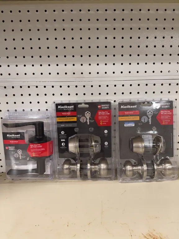 (3) Kwikset Exterior Door Handles
