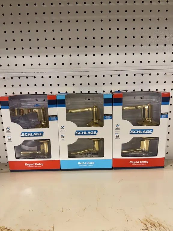 (3) Schlage Door Handle Sets