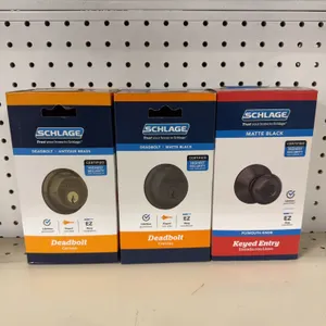 (3) Schlage Door Handle and Deadbolt Sets