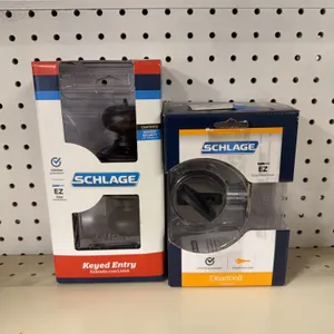 (3) Schlage Door Handle and Deadbolt Sets