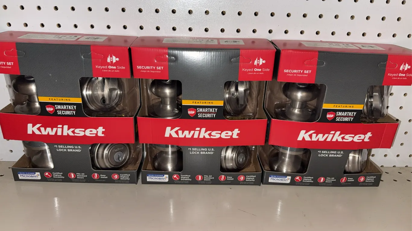 Kwikset door handle kits