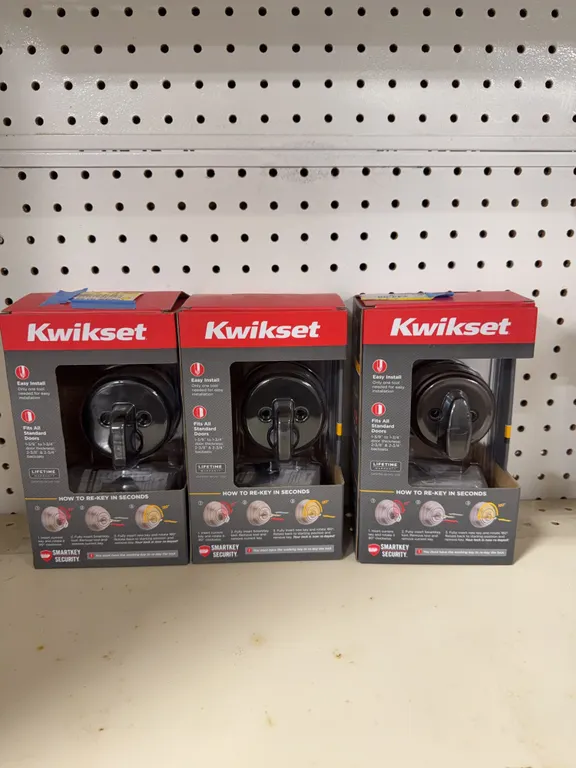 (3) Kwikset Dead Bolt Set